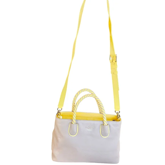 Kate Spade STORYBOOK LINED Woods Drive Satchel w/ Crossbody Strap - Picture 3 of 10